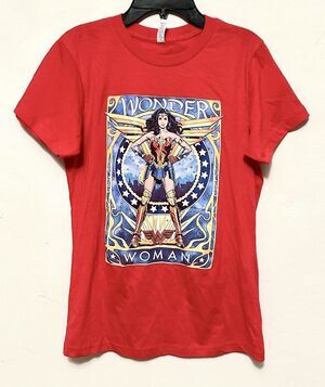 Wonder Woman Red Tee T Shirt DC Justice League Movie Comic Book Small